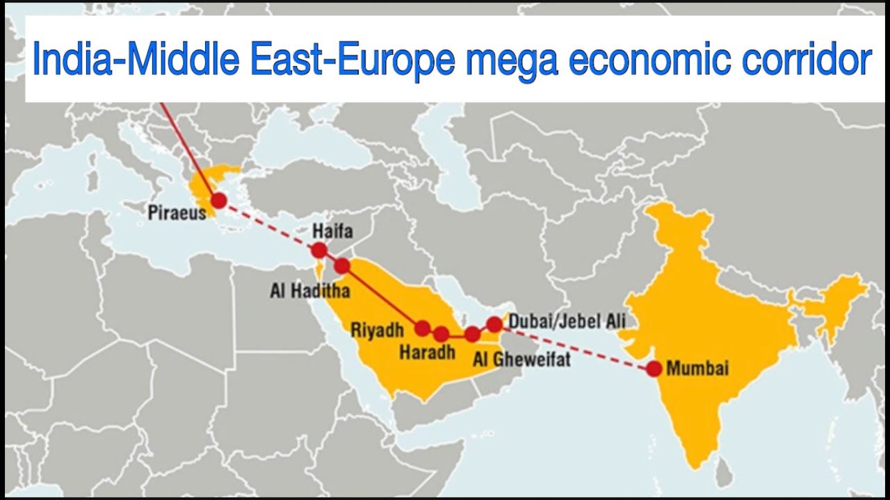 India-Middle East And Europe Economic Corridor - Straturka